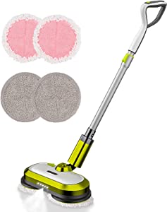 Cordless Electric Spin Mop for Hardwood and Tile Floors